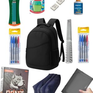 Kit Material Escolar Completo Universitário Ensino Médio Masculino Menino
