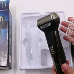 Barbeador e cortador de cabelo 3 em 1 Kemei KM-6776 Bivolt