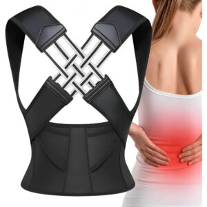 Colete Cinta Corretor Postural Arruma Postura Costas Coluna