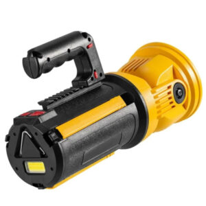 Lanterna Holofote Multifuncional Com Tripé Super Potente Amarelo Branco